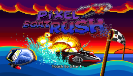 Pixel Boat Rush Is Out On The Play Store, Complete With Weapons and Insanity