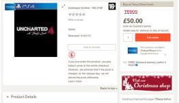Uncharted 4 release date tipped by Tesco