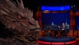 Stephen Colbert Interviews Smaug The Dragon