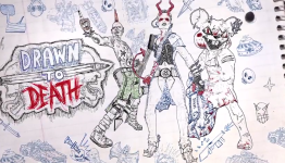 The Art Style of Drawn to Death