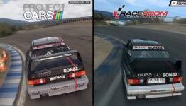 Project CARS versus RaceRoom R.E. – Mercedes 190E Evo II DTM At Laguna Seca
