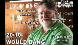 The most Epic Beard in the gaming industry award goes to Lord Gaben