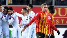 Lacazette Lifts Lyon Past Lens