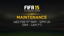 Scheduled maintenance for FIFA Ultimate Team today