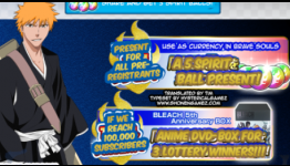 Bleach: Brave Souls Gets New Site Translations; Has Over 50k Subscribers & Details Spirit Orbs