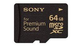Sony memory card is engineered for premium audio experience