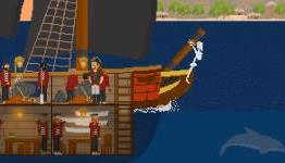 Seaworthy is a 16bit pirate adventure roguelike inspired by FTL and Sid Meier’s Pirates