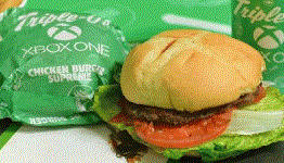 Introducing the Xbox One Burger, becuase Videogames