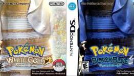 Freaky Fashion: Black/Blue or White/Gold Dress of Gaming