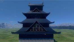 Medieval Engineers Japanese Castle, Gatling Catapult Mod Arrives
