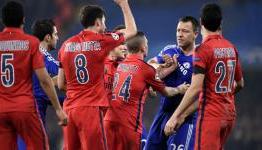 John Terry defends Chelsea team-mates for surrounding referee during Champions League defeat