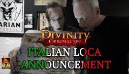 Dinivity Original Sin speaks italian thanks to a fan project, Larian thanks them with a funny video