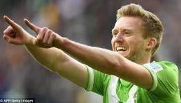Andre Schurrle relieved to score first goal for Wolfsburg