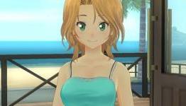 Natsuiro High School screenshots detail hairdos, fishing, and guest character