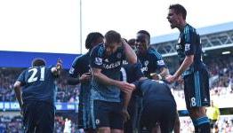 Branislav Ivanovic appeared to be hit by an item thrown in from the crowd at Loftus Road on Sunday