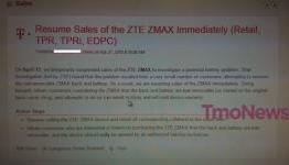 ZTE ZMAX makes a comeback on T-Mobile website