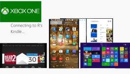Xbox One Wireless Screen Mirror with Kindle HDX Windows 8 Laptop and Galaxy S4