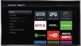 Roku shacks up with Sharp for the binge-watchers out there