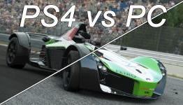 Project Cars PS4 vs PC Real-Time Comparison 60 fps