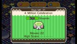 Pokémon Shuffle Hits Four Million Downloads and Launches Shaymin Event