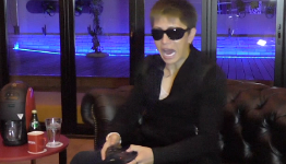 Japanese Singer GACKT Gets The Crap Scared Outta Him In Resident Evil 4