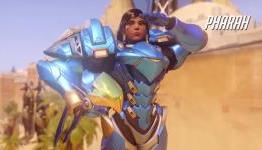 Overwatch: Introducing Pharah. A Hot Babe in Blue Armor
