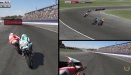 MotoGP 15: Moto3 multi-cam gameplay