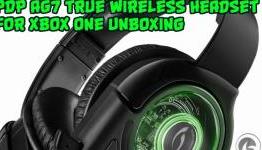 PDP AG7 True Wireless Headset for Xbox One unboxing video