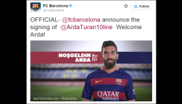 Official: Barcelona Sign Atletico Madrid Schemer Arda Turan During Toothless Transfer Ban
