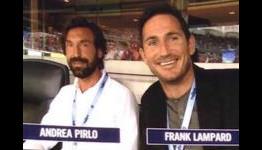 Lampard ‘lucky’ to play alongside Pirlo