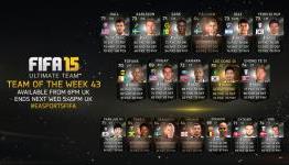 FIFA 15 Ultimate Team Team of the Week 43 (July 8th)