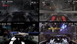 F1 2010 vs F1 2011 vs F1 2014 vs F1 2015 comparison