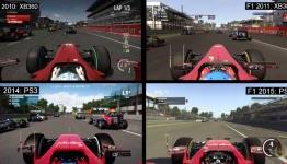F1 2010 vs F1 2011 vs F1 2014 vs F1 2015 Monza comparison
