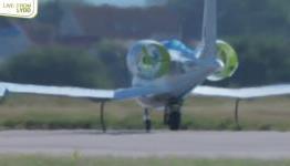 Airbus e-Fan electric plane successfully crosses the English Channel