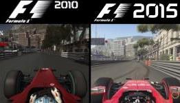 F1 2010 vs F1 2015 Monaco comparison