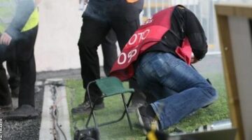 Irish FA fined over Windsor Park firework incident