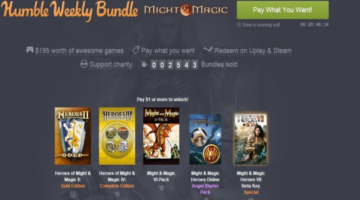 Humble Weekly Bundle Might & Magic has 17 Games for $10