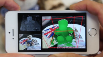 Microsoft is working on a technology that turns a smartphone’s camera into a 3D scanner
