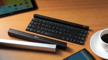 LG develops rollable wireless portable keyboard