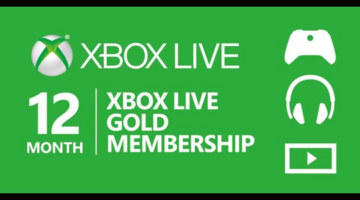 A 12 Month Xbox Live Gold Membership hits a low £18.79