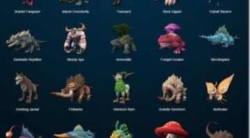 Get A Look At The Different Types Of Wild Monsters In Dragomon Hunter