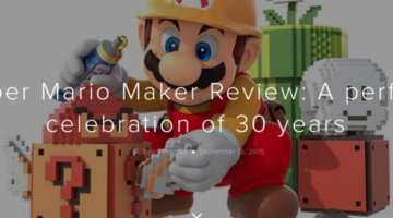 Super Mario Maker Review | Slanted