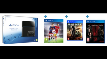 PS4 1TB with FIFA 16, Mad Max, MGSV + 90 days of NowTV for just £349.99