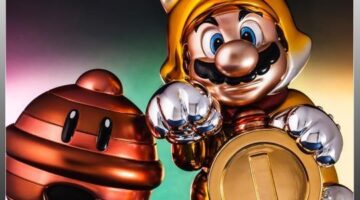 This Cat Mario Statue Looks Meow!