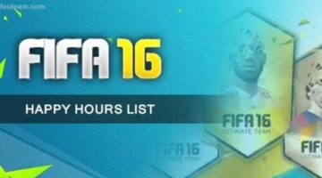 FIFA 16 Ultimate Team Happy Hours List