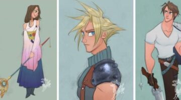 Final Fantasy fan art with a Western touch creates illustrations just right for any Disney fan