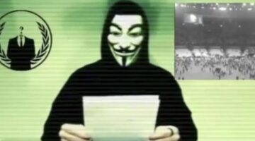 Anonymous takes on IS