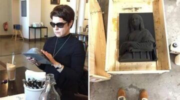 Classical paintings 3D printed to let blind people feel famous art