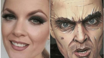Pretty Female Makeup Artist Transforms Herself Into Trevor