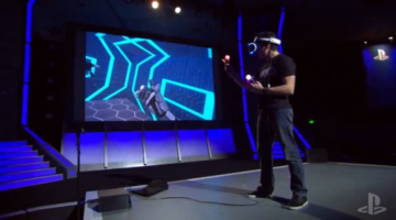 Playstation Experience 2015 VR hilarious reaction